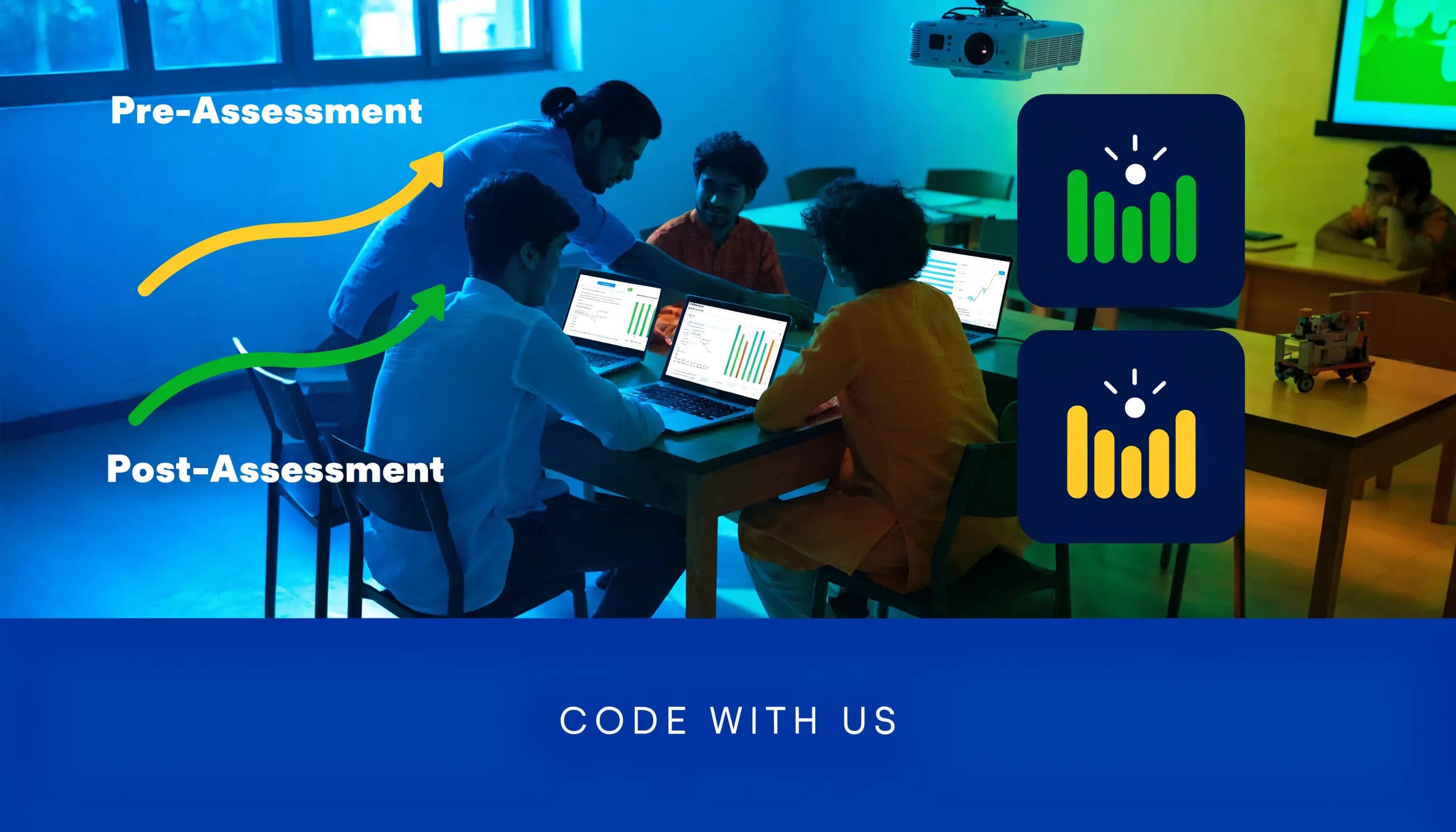Preview of Indian learners in a skill development bootcamp